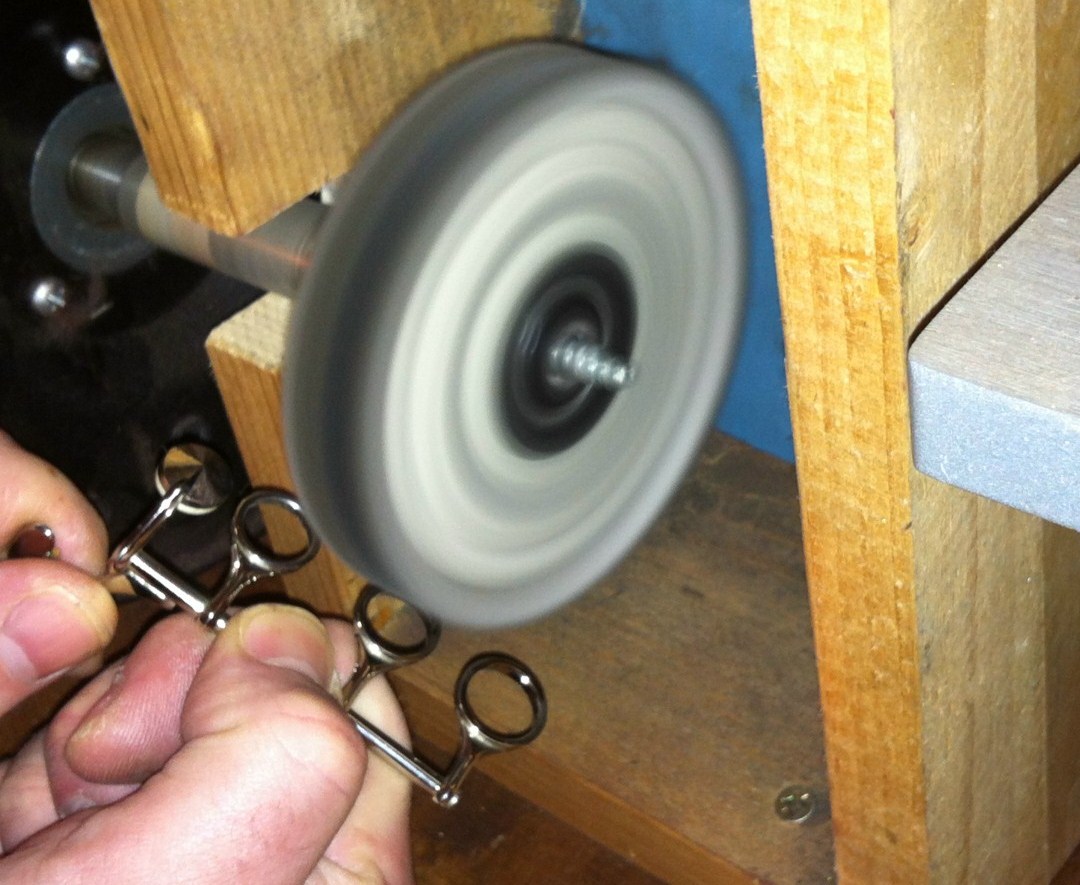 Polishing the keywork